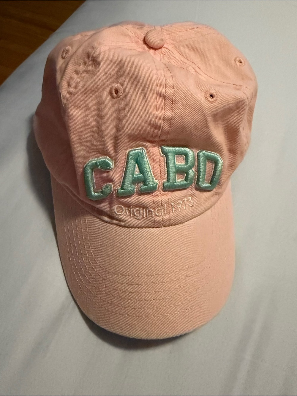 Women’s Pink 'CABO' Embroidered Baseball Cap